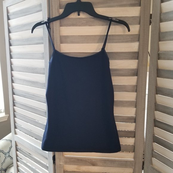 Ann Taylor Factory Cami Navy Small - Picture 1 of 6